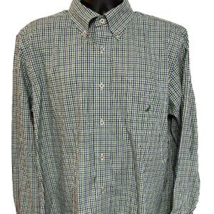 Nautica Bit Trimmer XL Long Sleeve plaid Multicolor Button-Down Collared Shirt